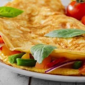 Masala Cheese Omelette